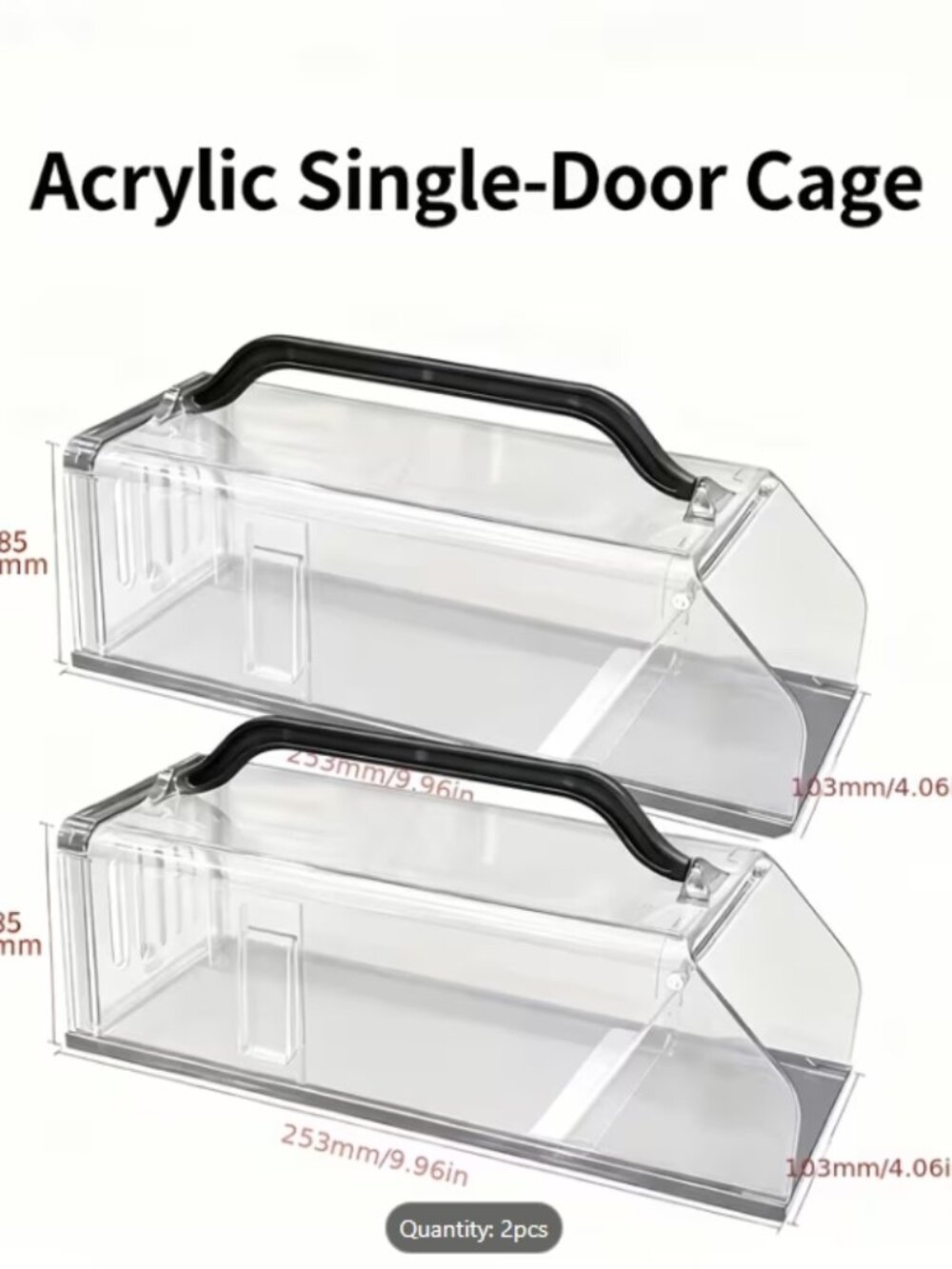Humane No Kill Live Reusable Mice Trap for Home & Outdoors Set of 2
